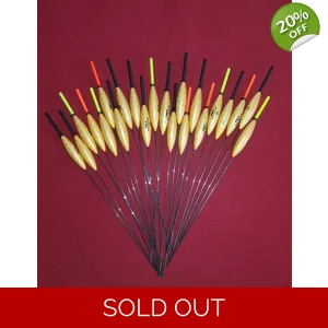 'MATCH RANGE' CLEARANCE x 22 Pole Floats (SRG005)
